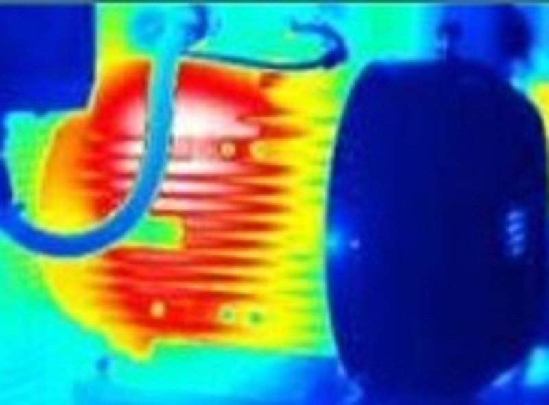 Immagine termografica: manutenzione meccanica