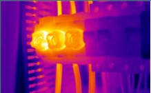Immagine termografica: manutenzione elettrica